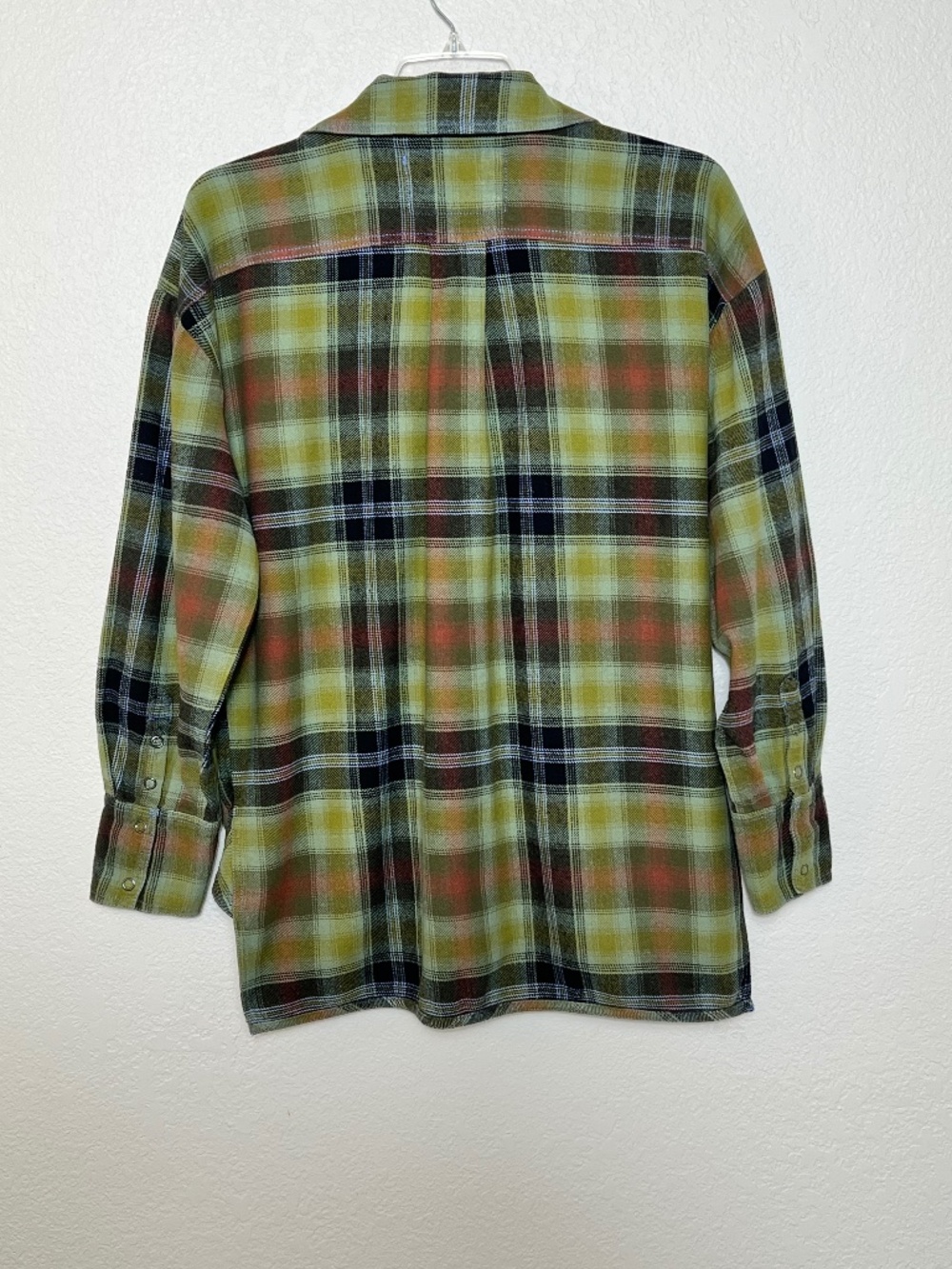 We The Free Izzie Plaid Cargo Shirt Jacket Shacket - Picture 5 of 15